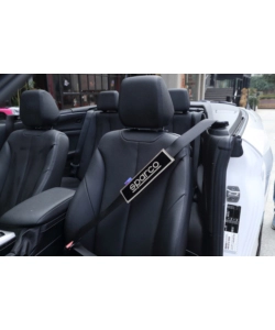 COPPIA DI CUSCINETTI PASSACINTURA UNIVERSALI PER AUTO SPARCO "OPC12120001" NERI
